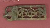 Necrópolis visigoda del Cerro Salido. Broche de bronce siglos V-VI. Museo Provincial de Jaén